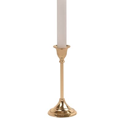 7" Tall Brass Candlestick