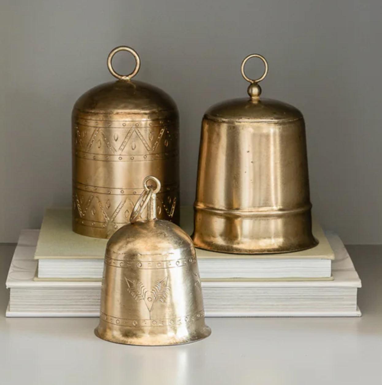 Antique Brass Bells