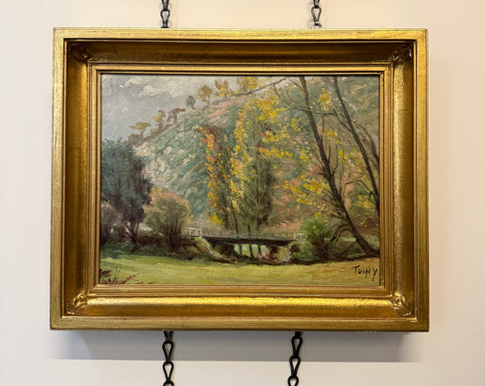 French Countryside Oil Painting