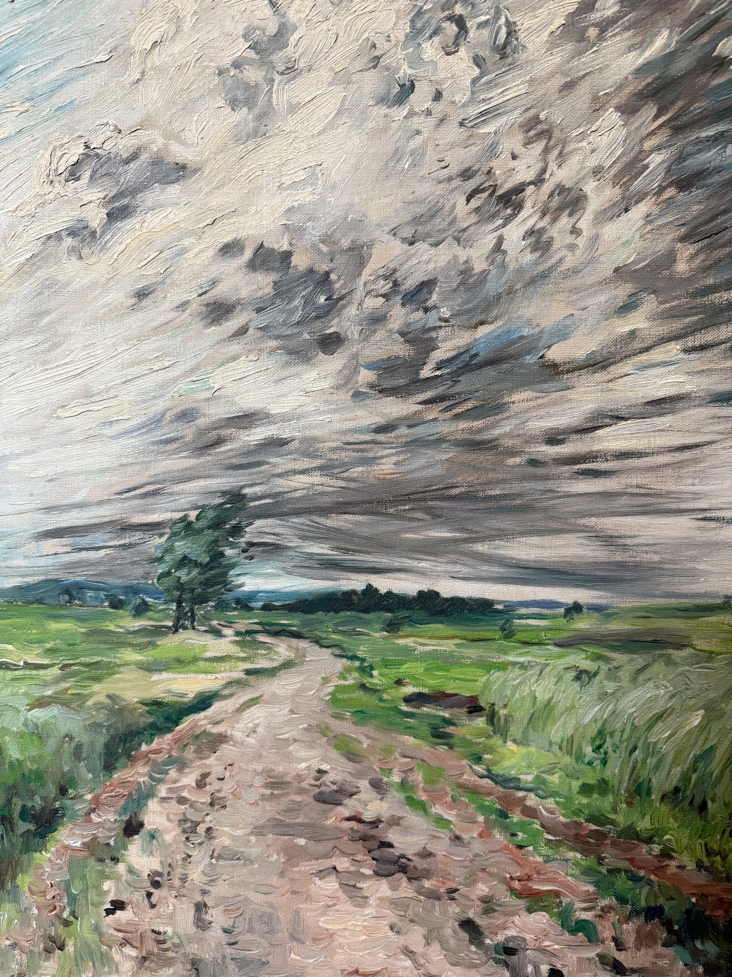 High Winds Oil Painting