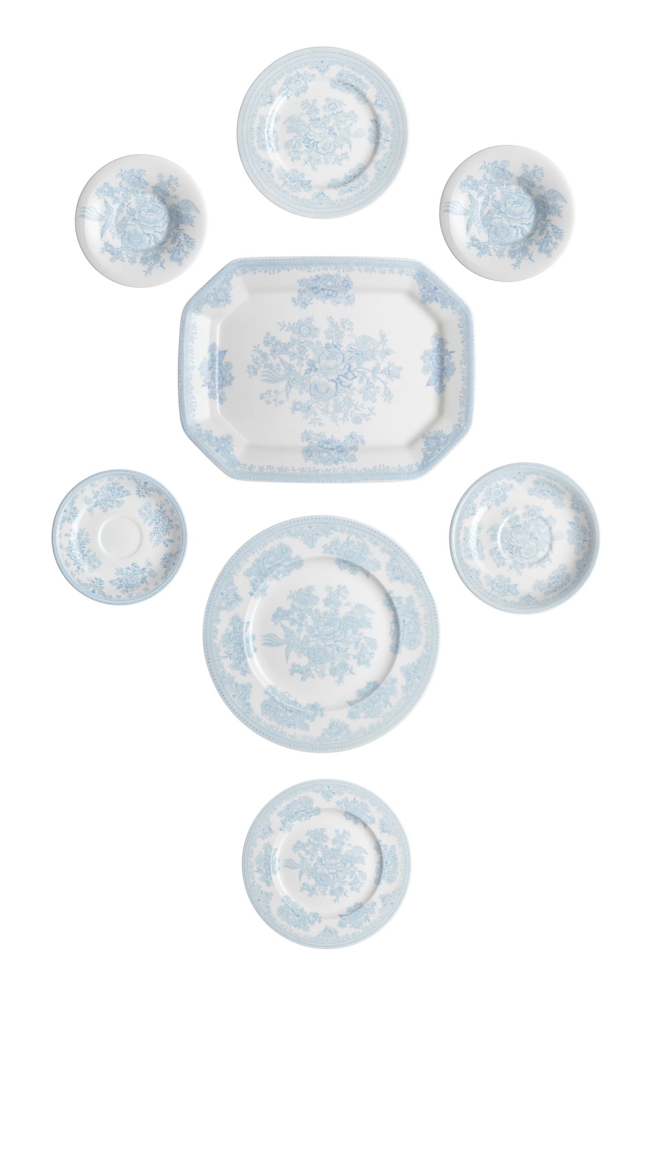 Blue Espresso Saucer