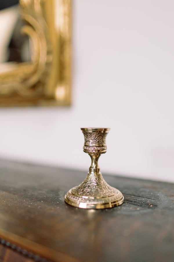 Victorian Brass Candlestick