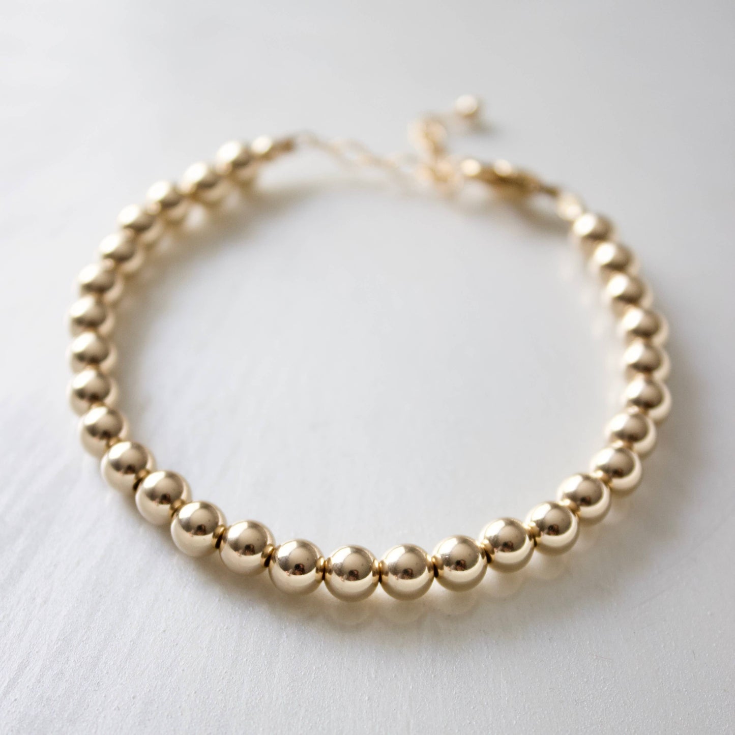 Gold Bead Bracelet