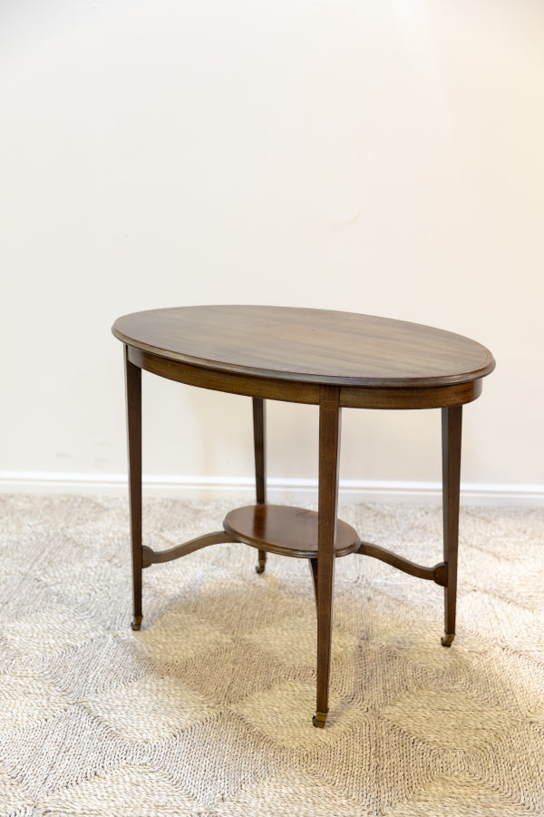 Oval Window Table with Casters
