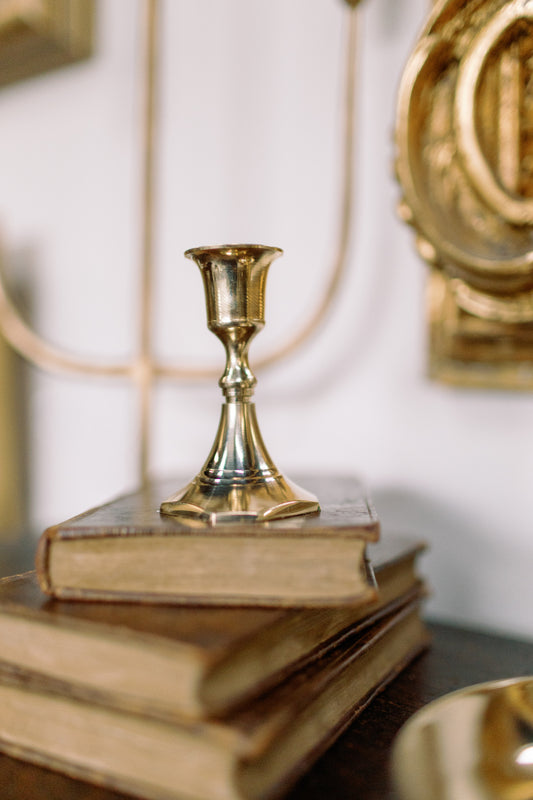 Regency Brass Candlestick