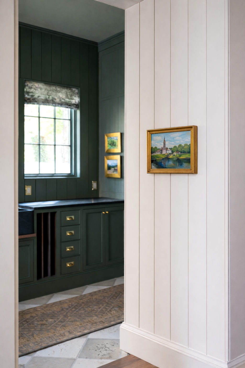 City River View Oil Painting