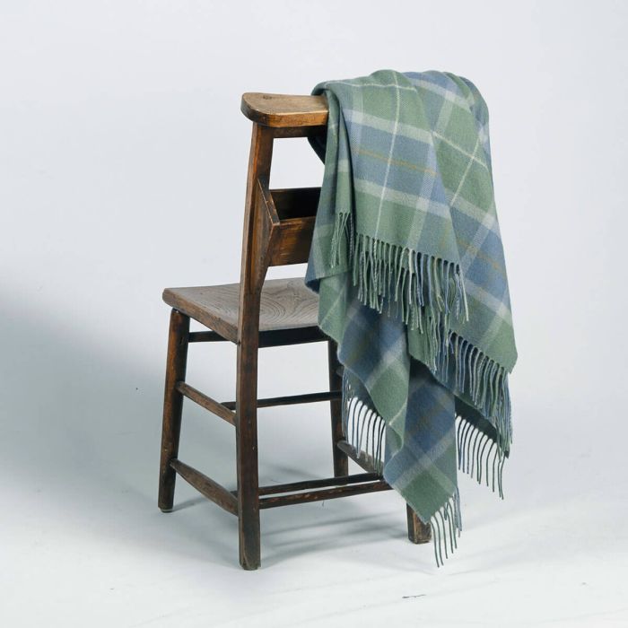 Borders Scottish Borderland Tartan Wool Throw