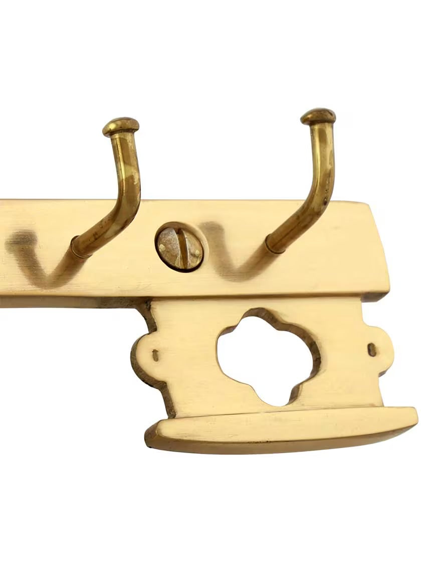 Solid Brass Key Hook