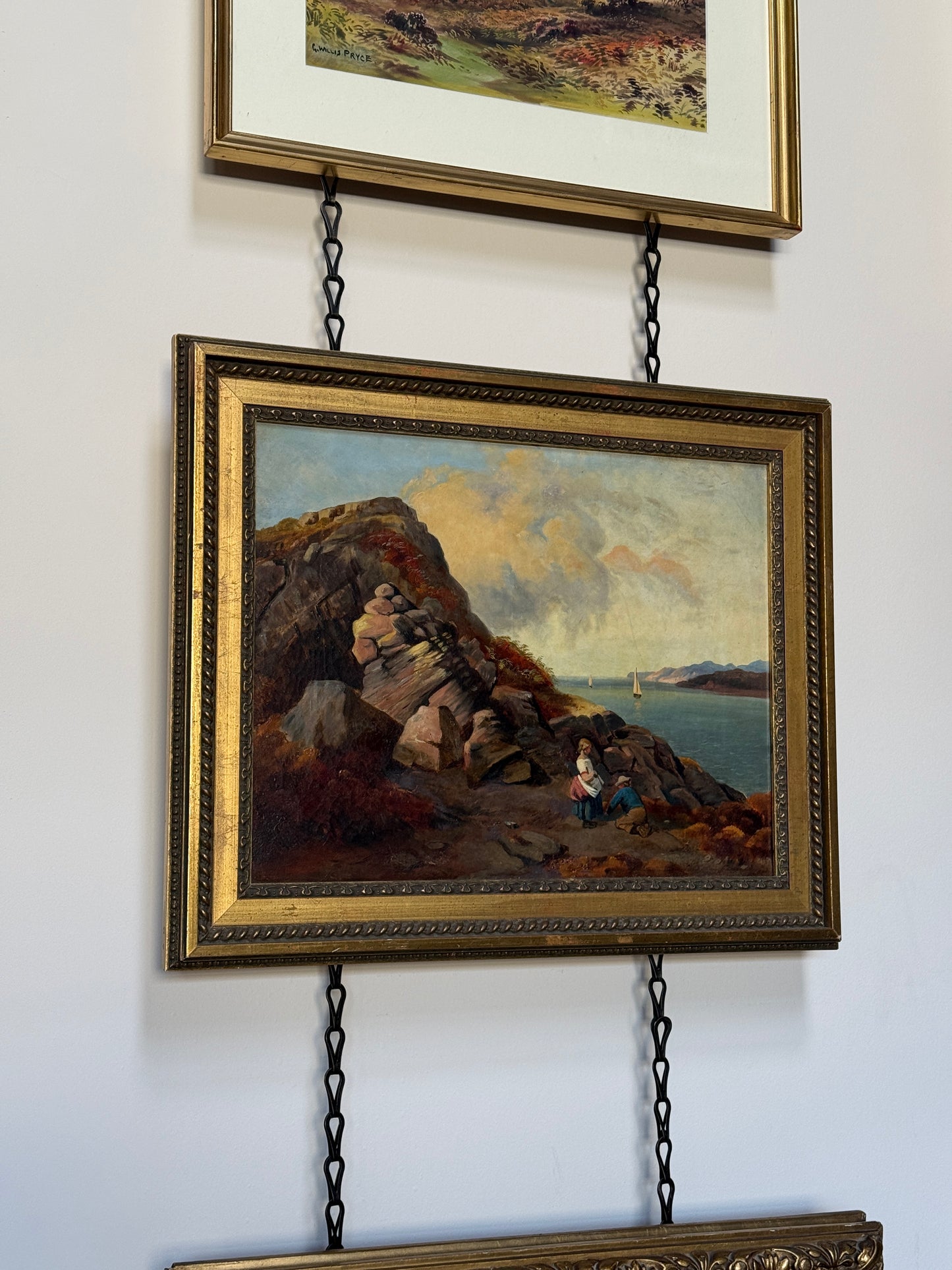 Foraging by the Coast Oil Painting