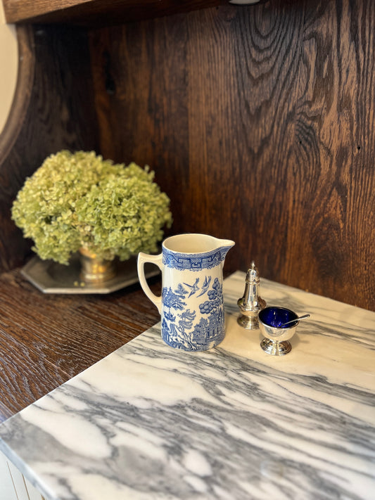 Blue Chinoiserie Jug