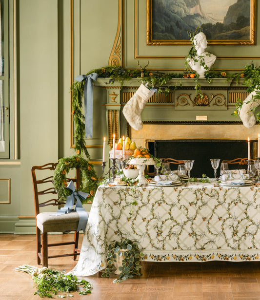 Clémentine Trellis Table Linen