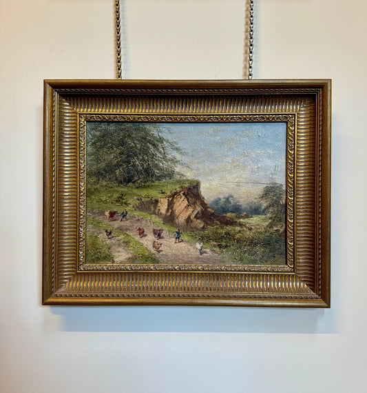 A Shepherds Life Oil Painting