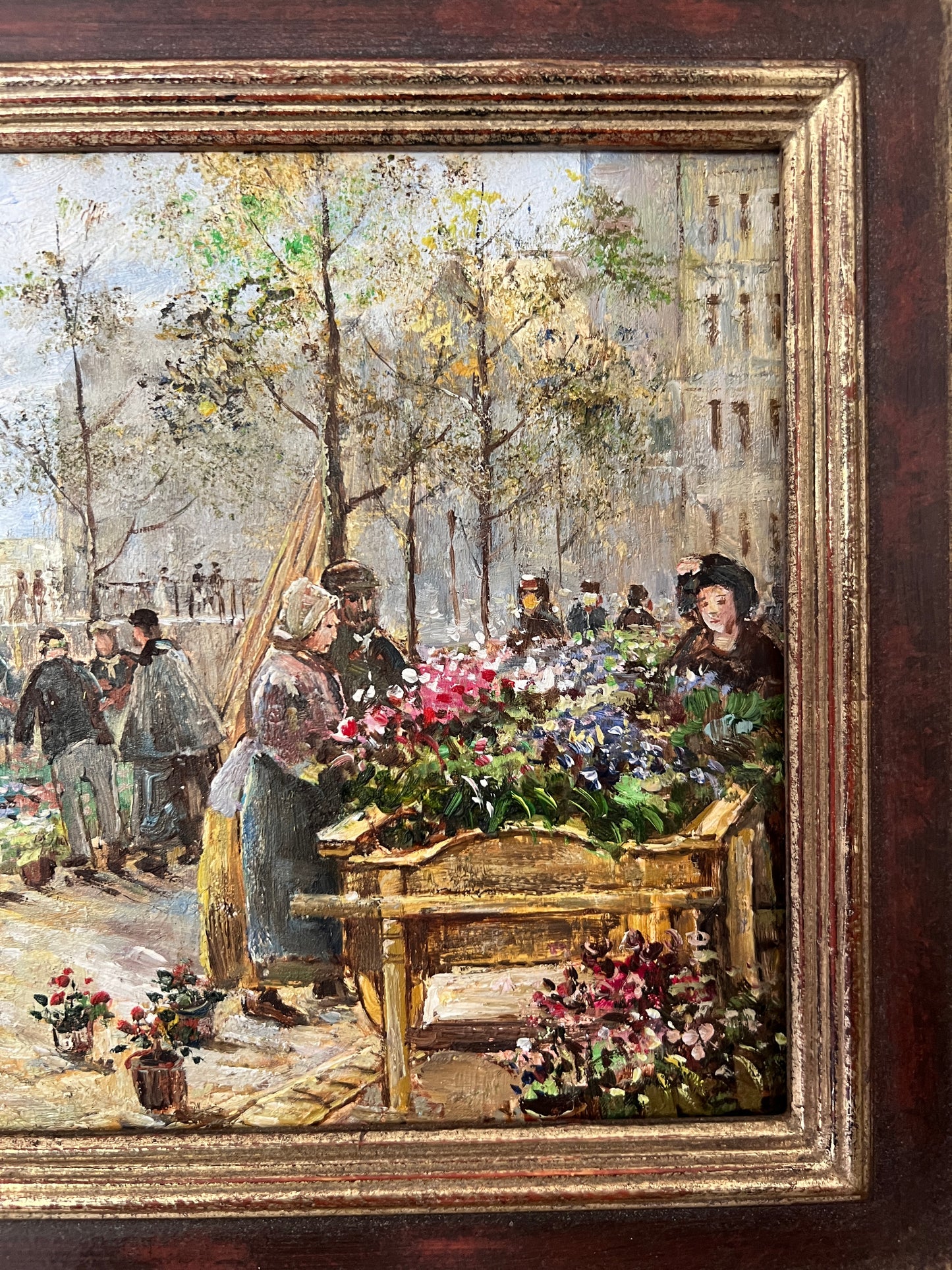 Flower Market Painting