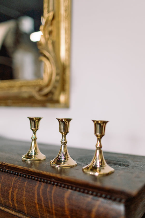 Regency Brass Candlestick