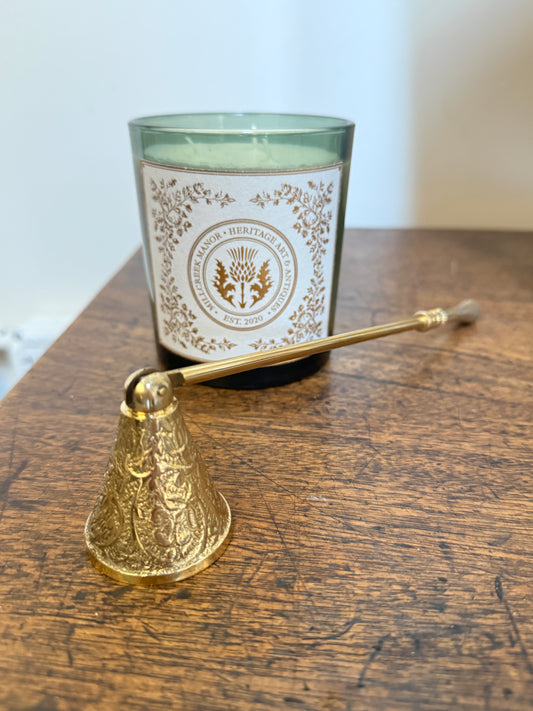 Victorian Brass Snuffer