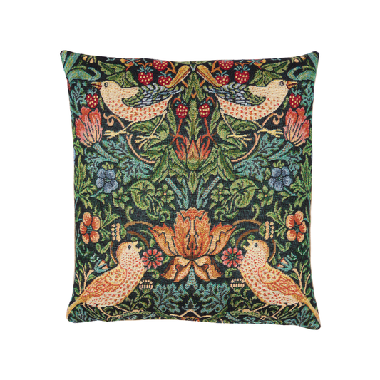 Strawberry Thief Autumn Woven Cushion - 30x30cm (12"x12")