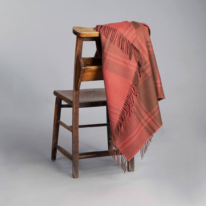 Ettrick Moorit Wool Throw