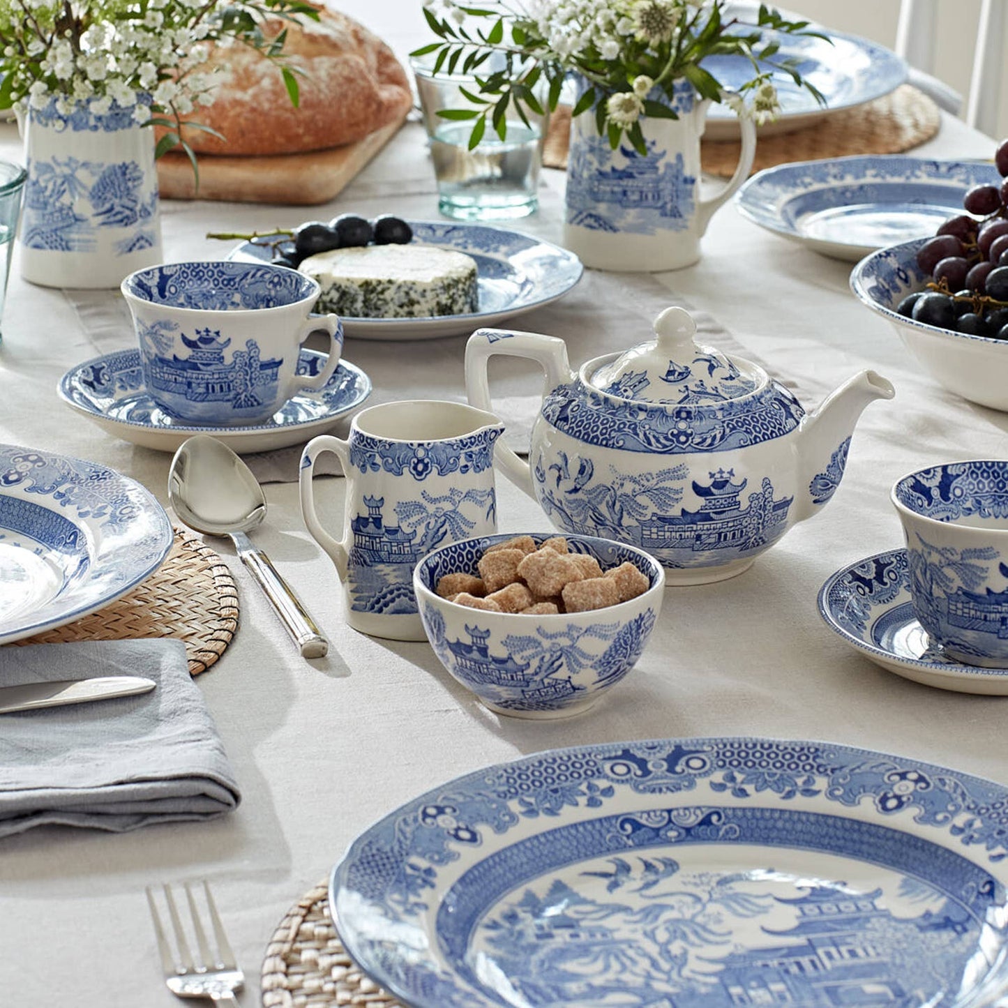 Blue Willow Breakfast Cup
