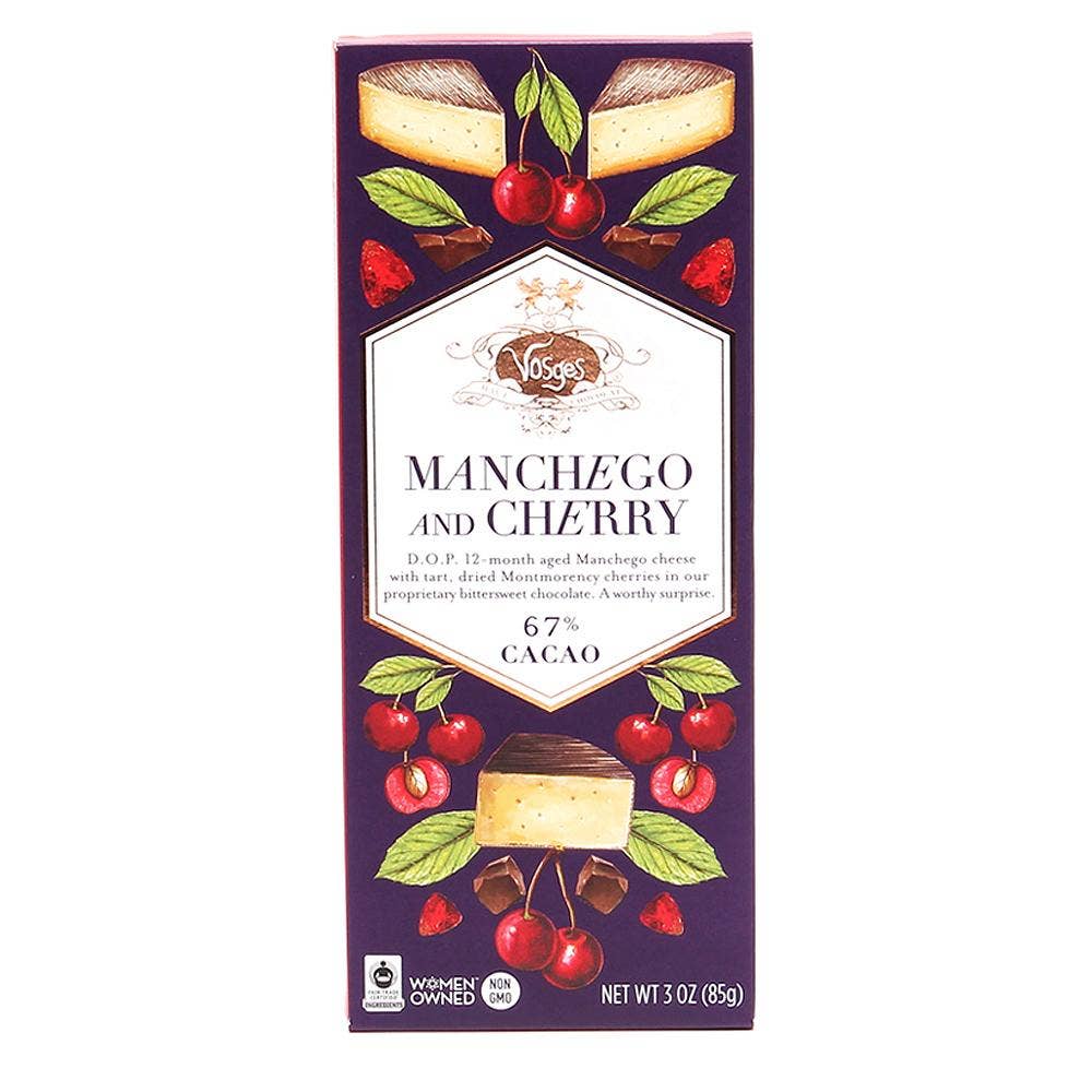 Manchego Cheese & Cherry Chocolate Bar