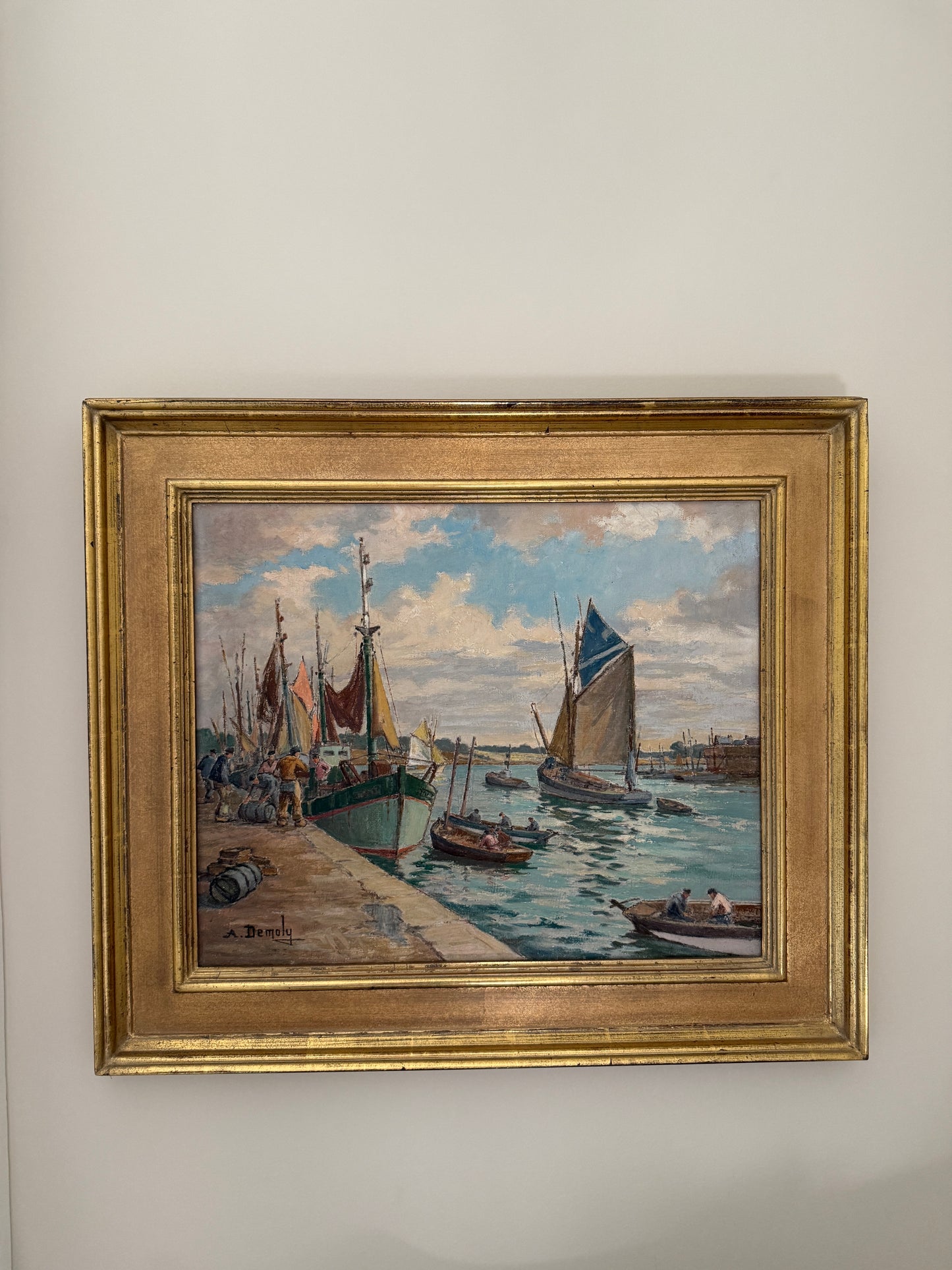 French Coastal Scene
