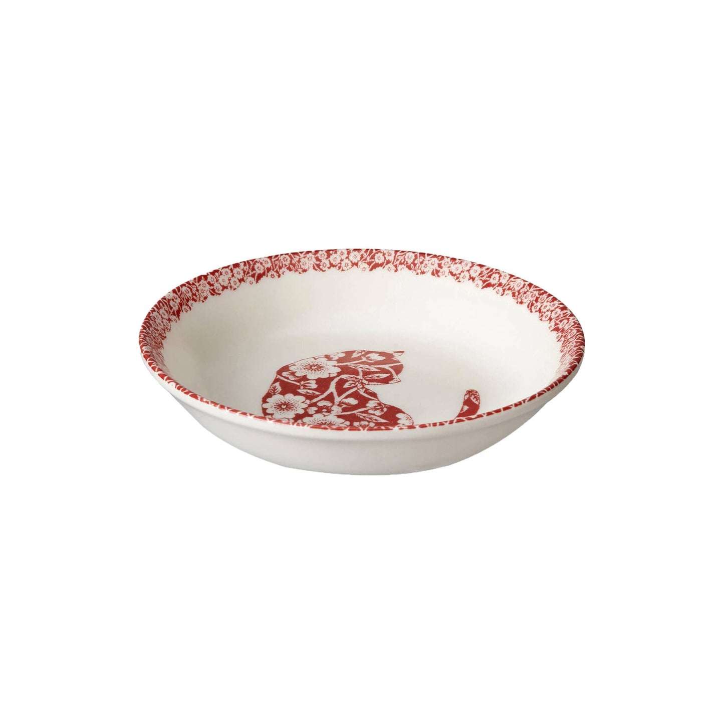 Red Calico Cat Butter Pat