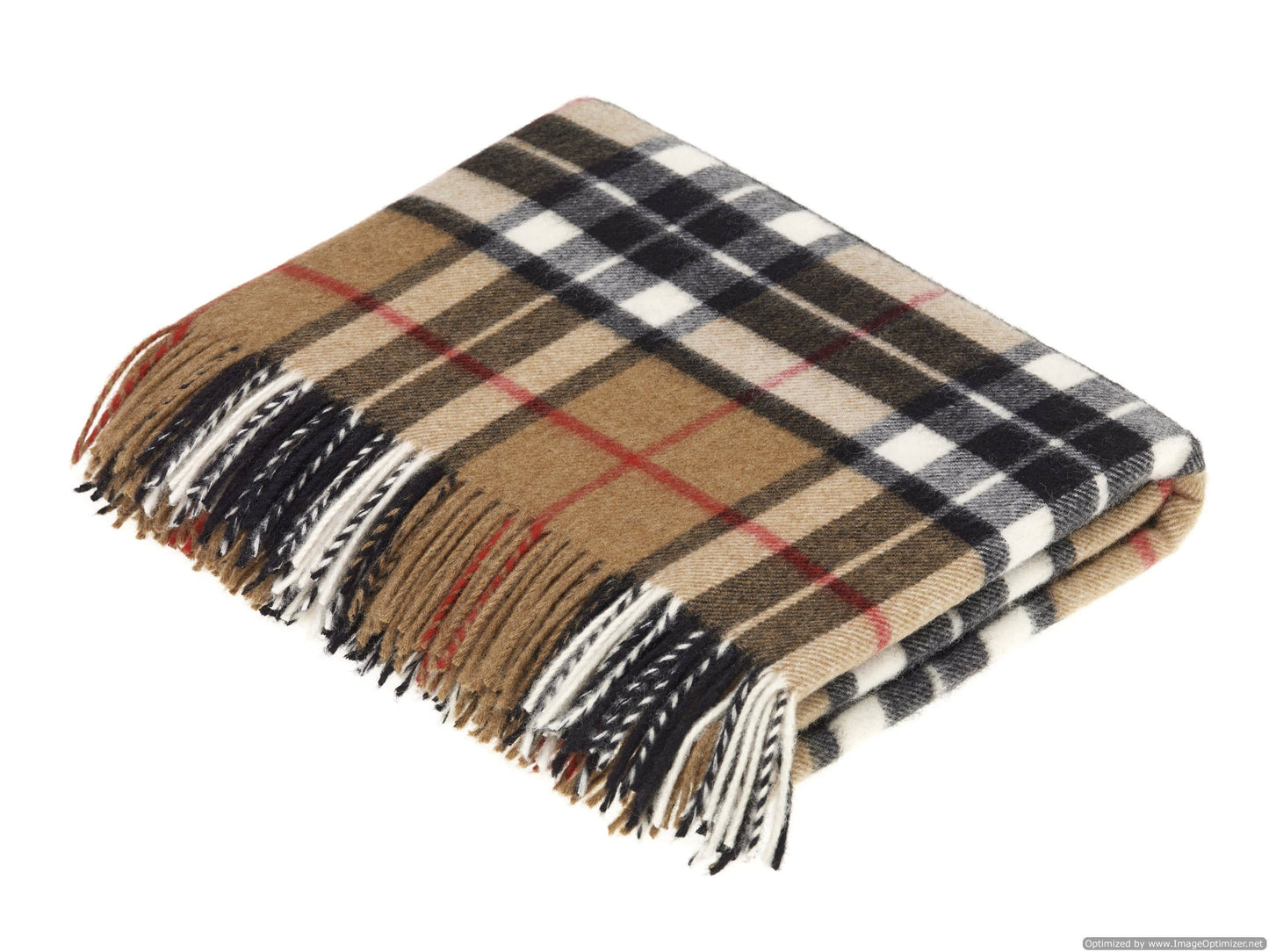 Tartan Merino Lambswool Throw