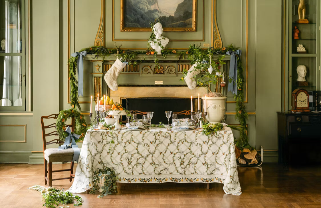Clémentine Trellis Table Linen