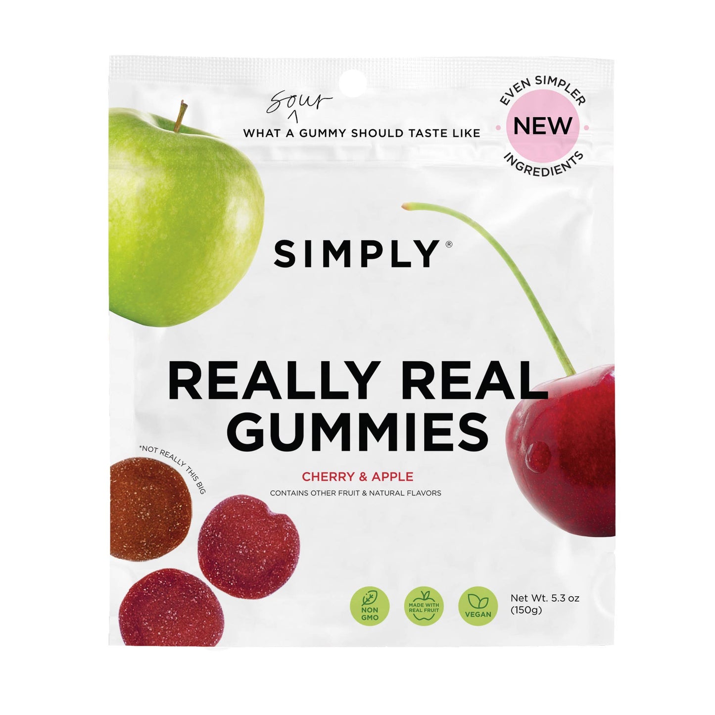 Really Real Gummies - Sour Apple & Cherry