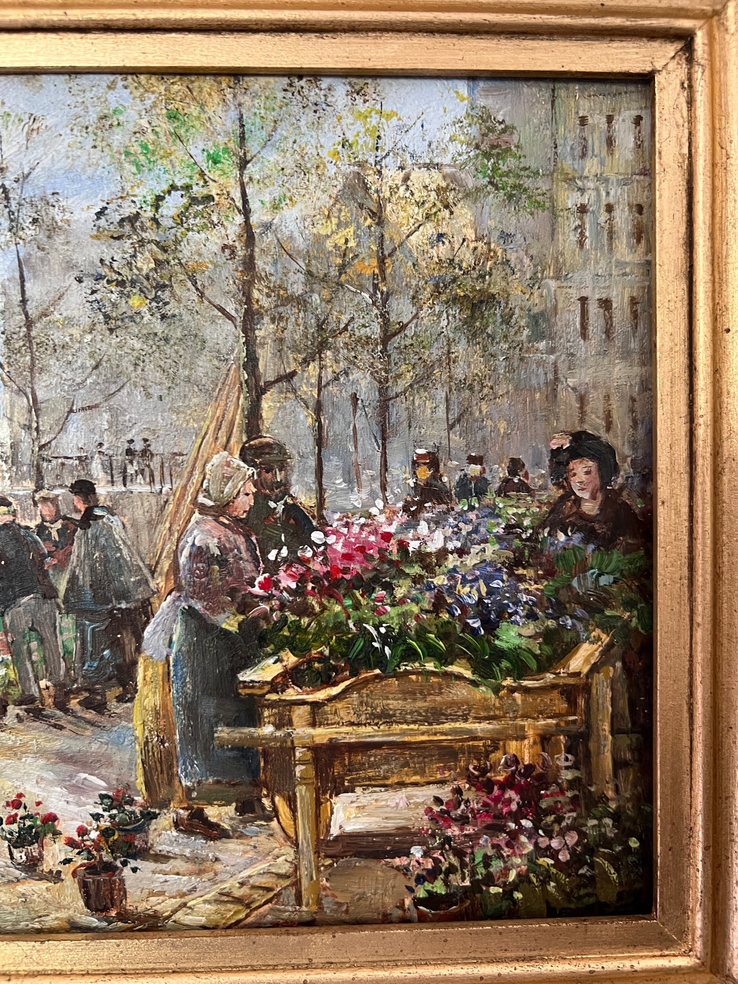 Flower Market Painting