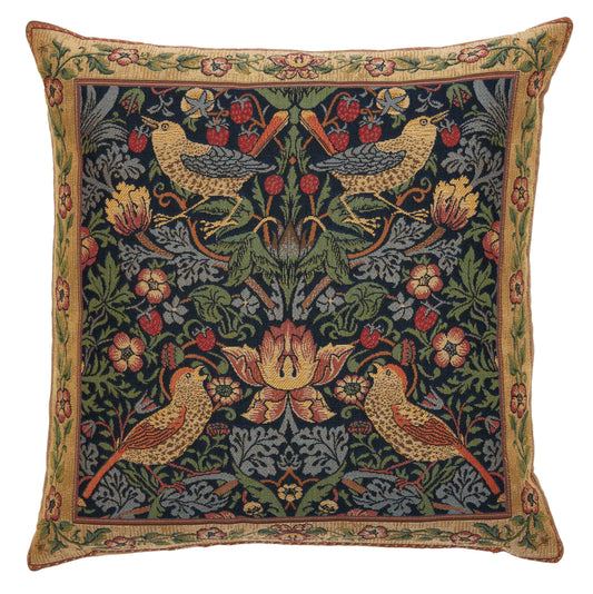 Strawberry Thief Classic Tapestry Cushion- 46x46cm