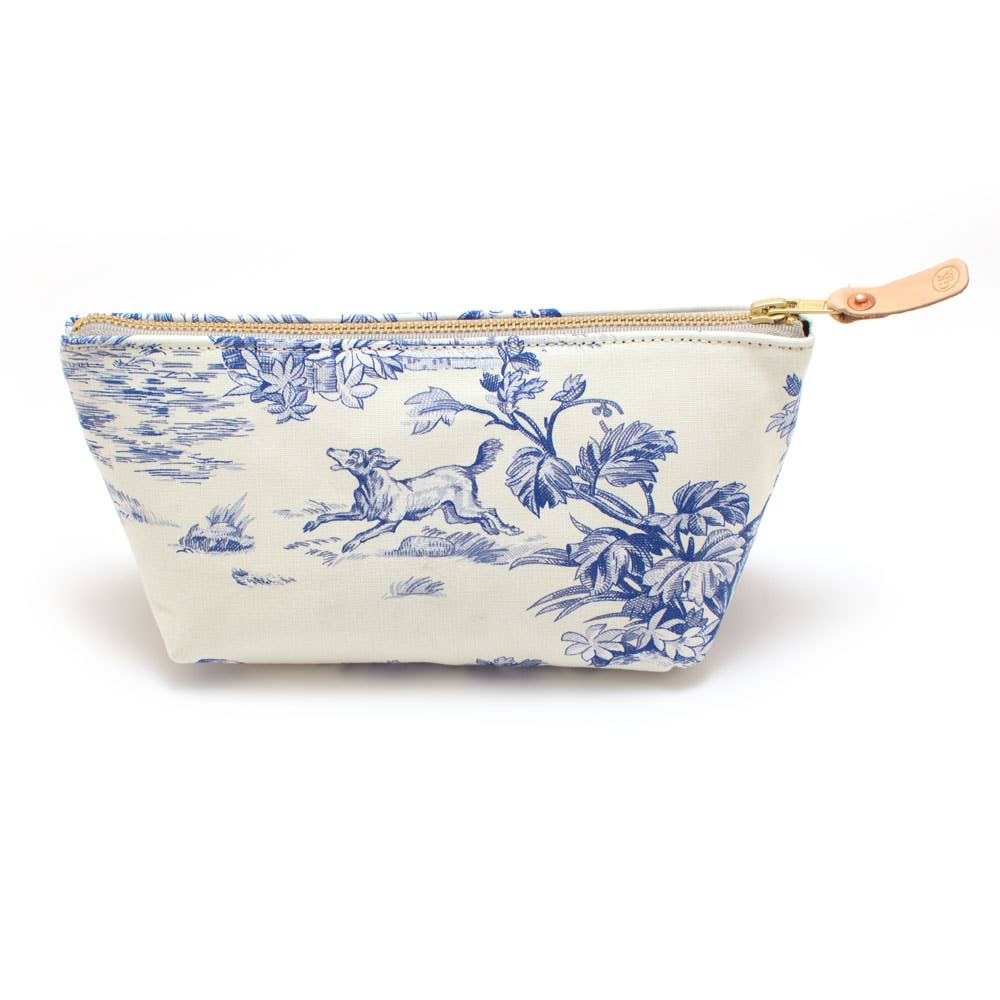 Vintage Toile Travel Clutch