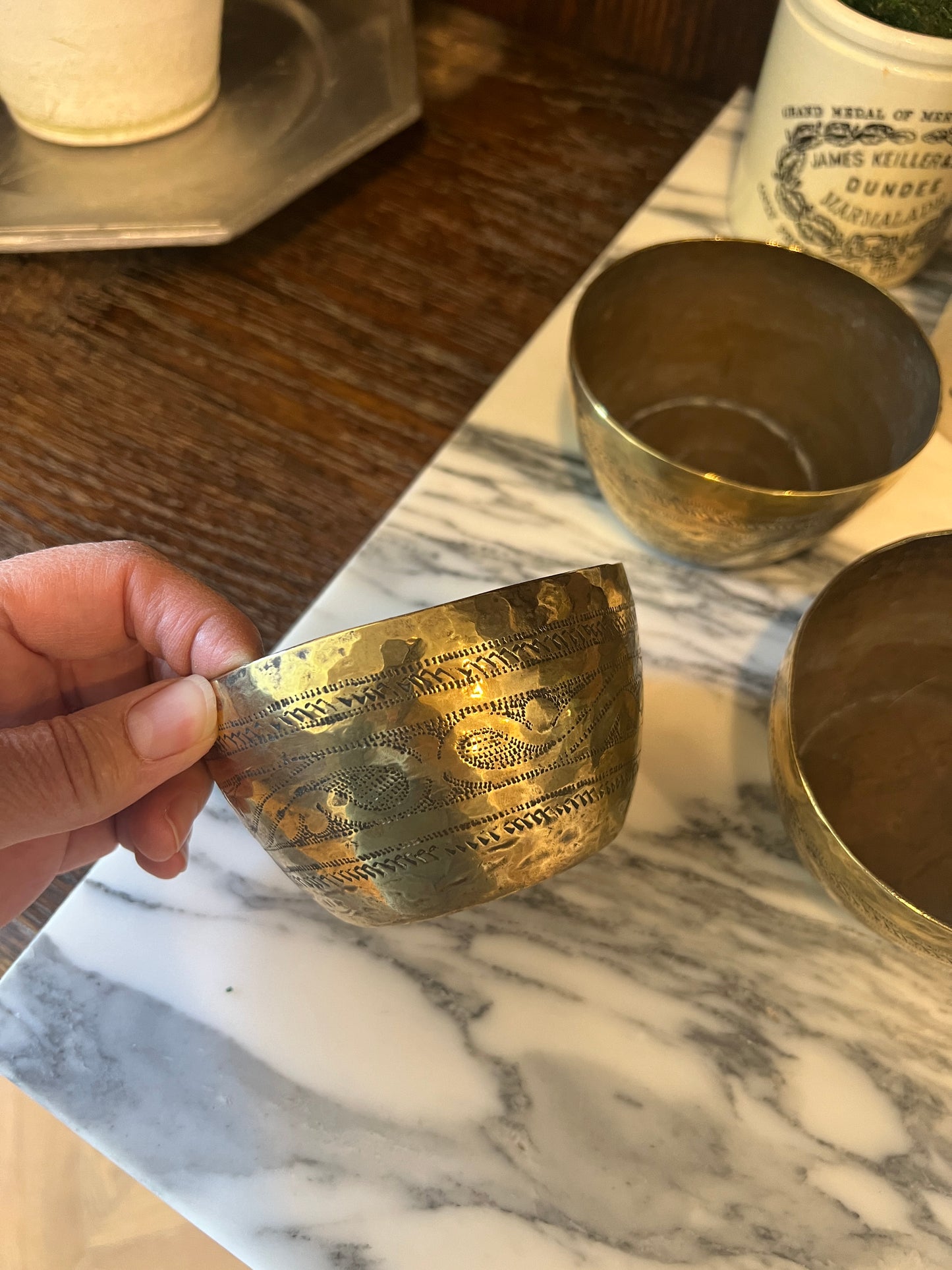 Brass Engraved Bowl