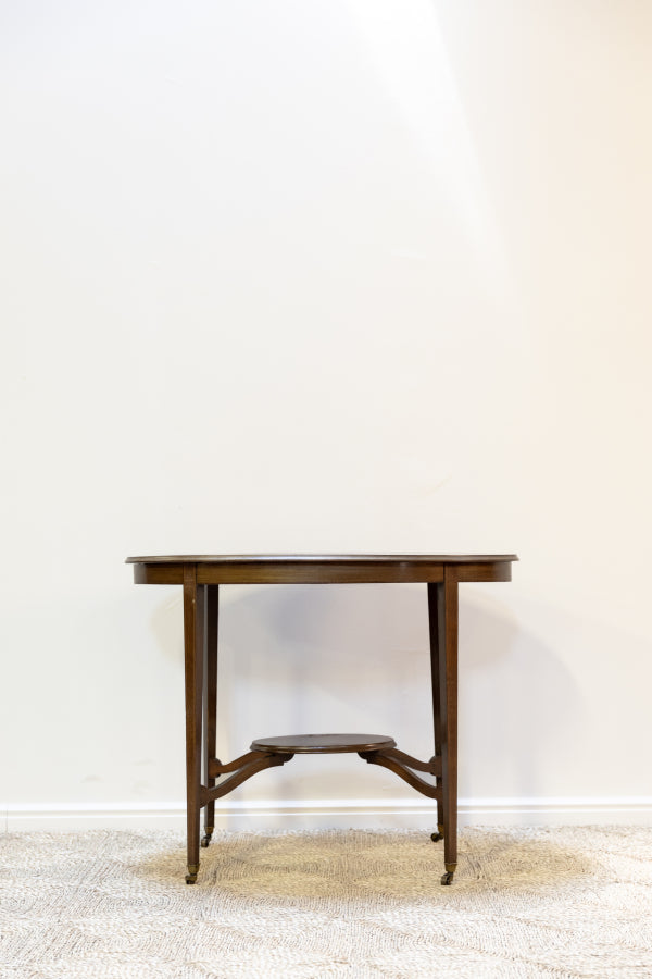 Oval Window Table with Casters