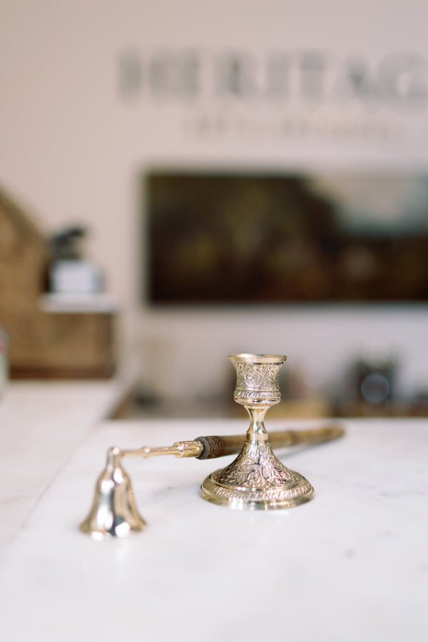 Victorian Brass Candlestick