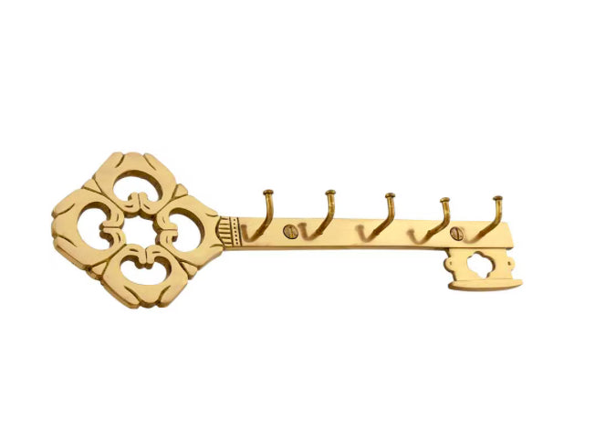 Solid Brass Key Hook