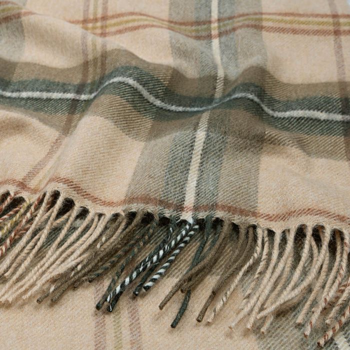 Saskatchewan Weathered Canadian Tartan Wool Throw