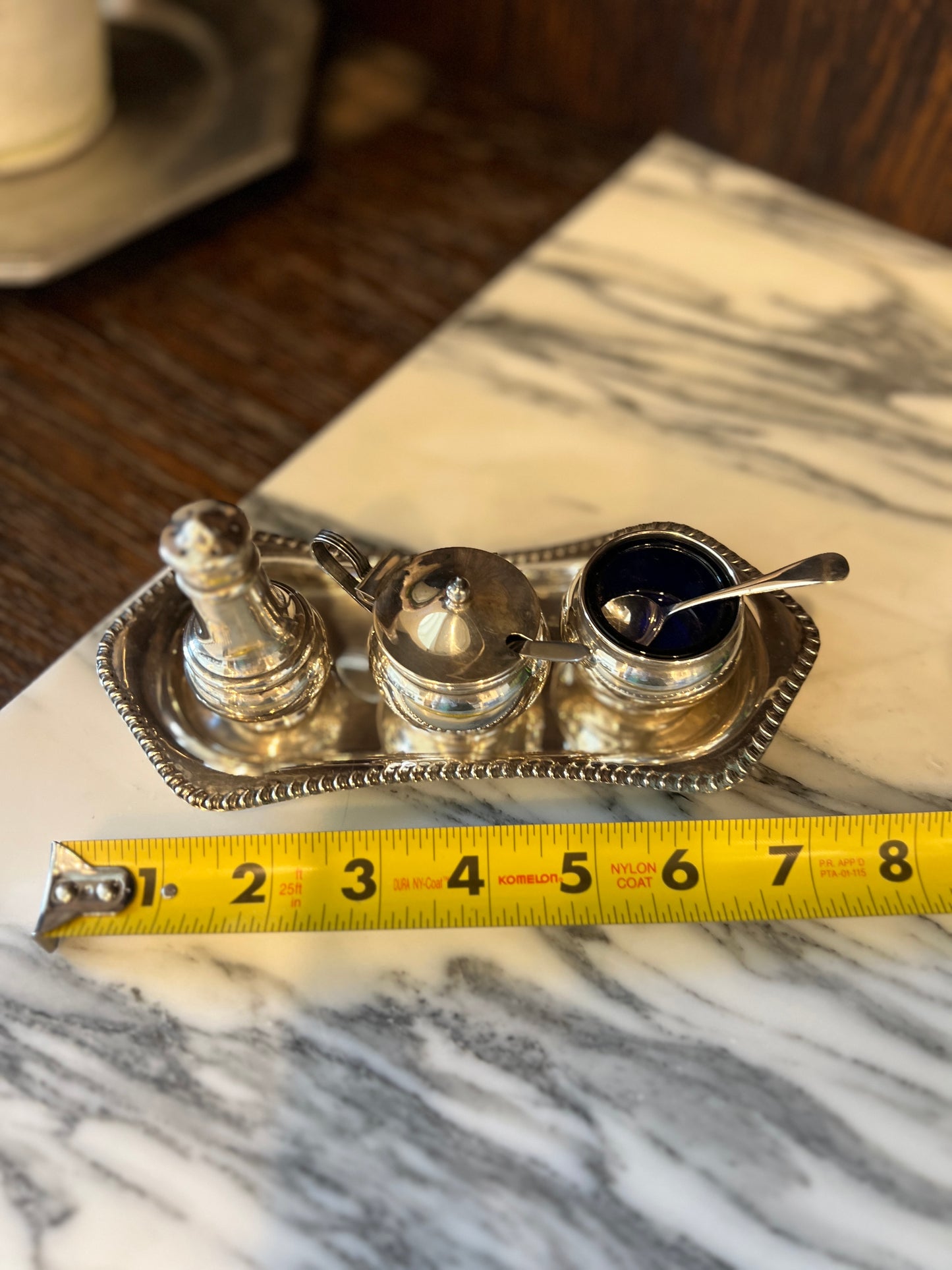 Silver Tea Condiment Set