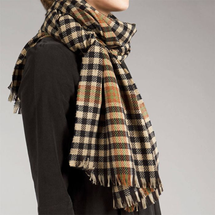 Burns Antique Wool Cashmere Scarf