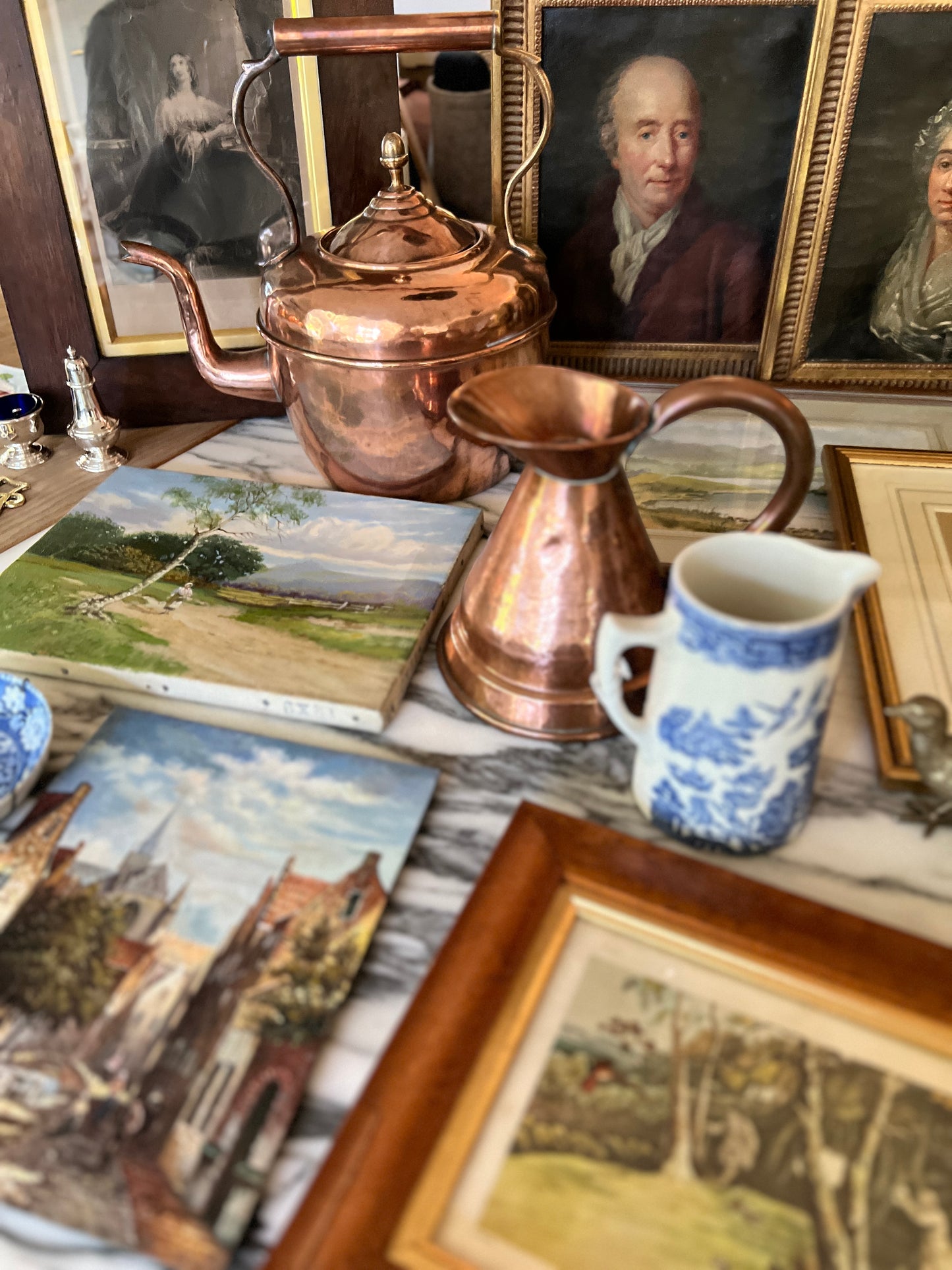 Antique Copper Vase/Pitcher