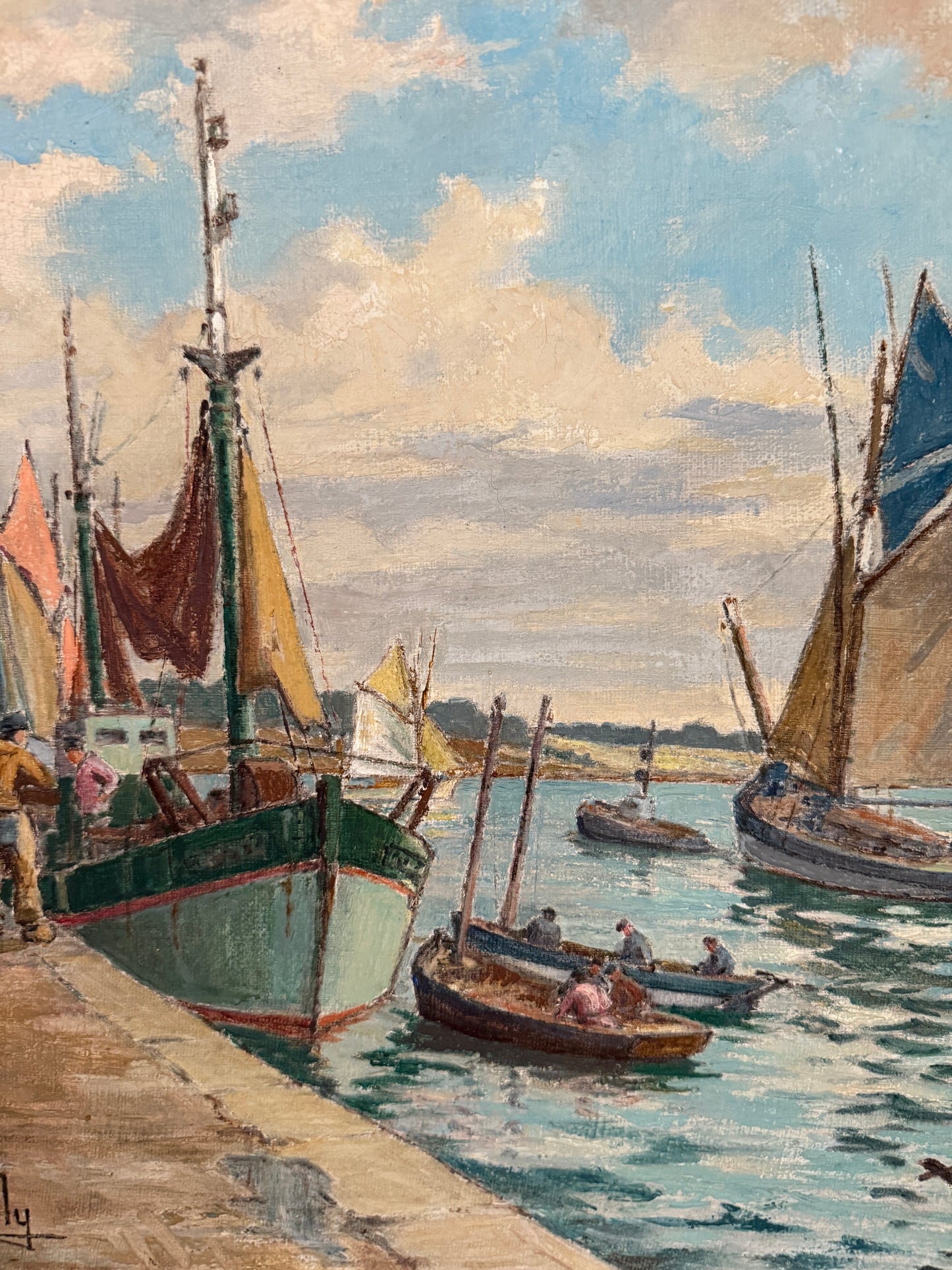 French Coastal Scene