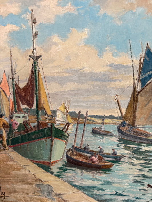 French Coastal Scene