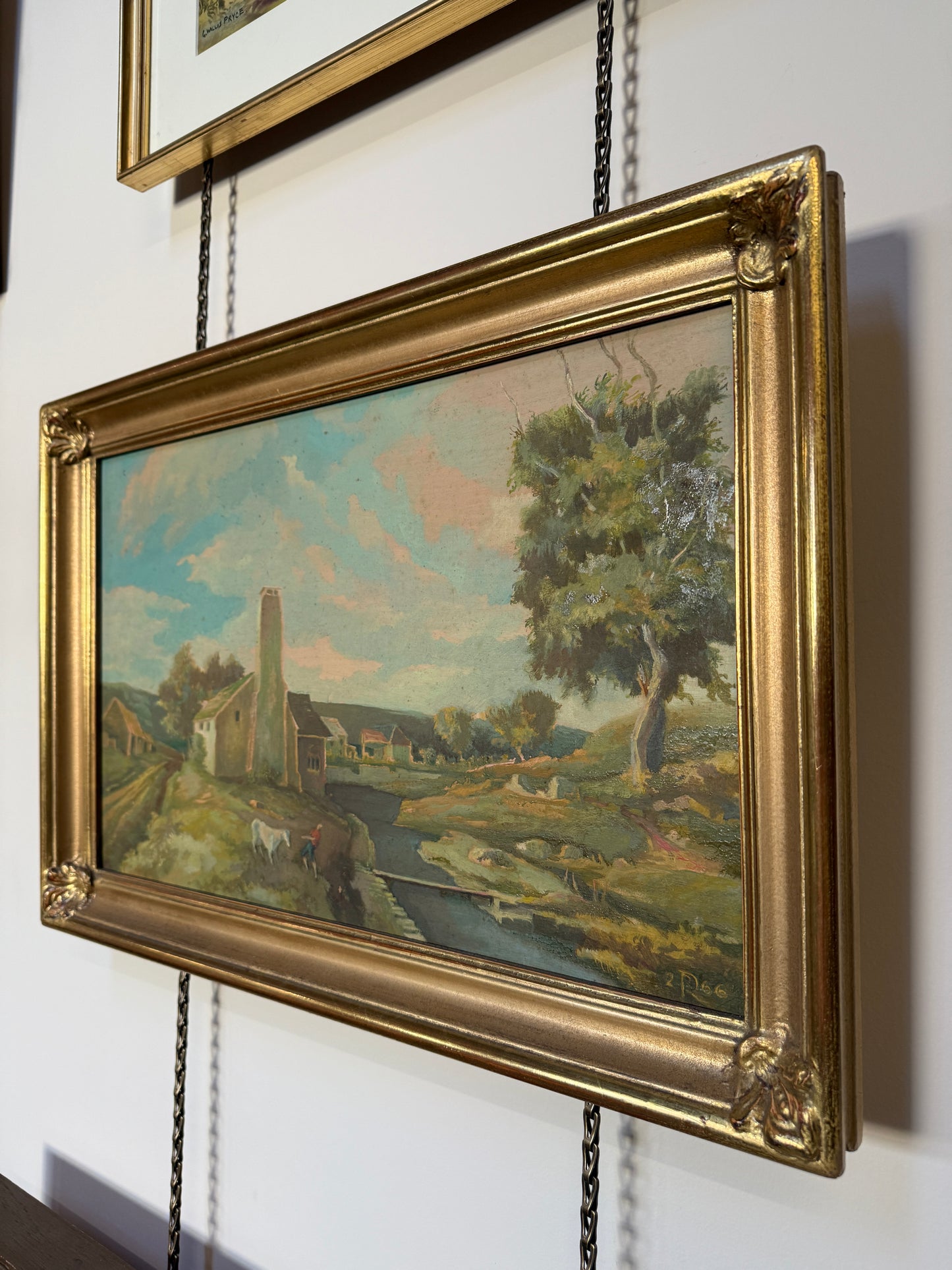 The Reluctant Cow Oil Painting