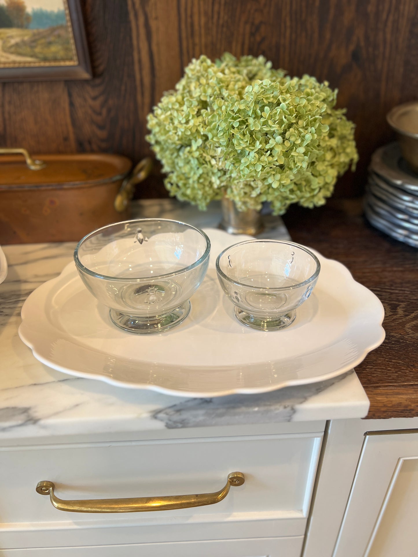 Scalloped Serving Tray