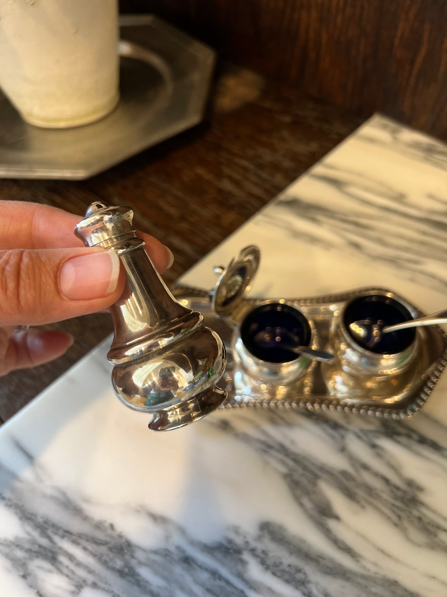 Silver Tea Condiment Set