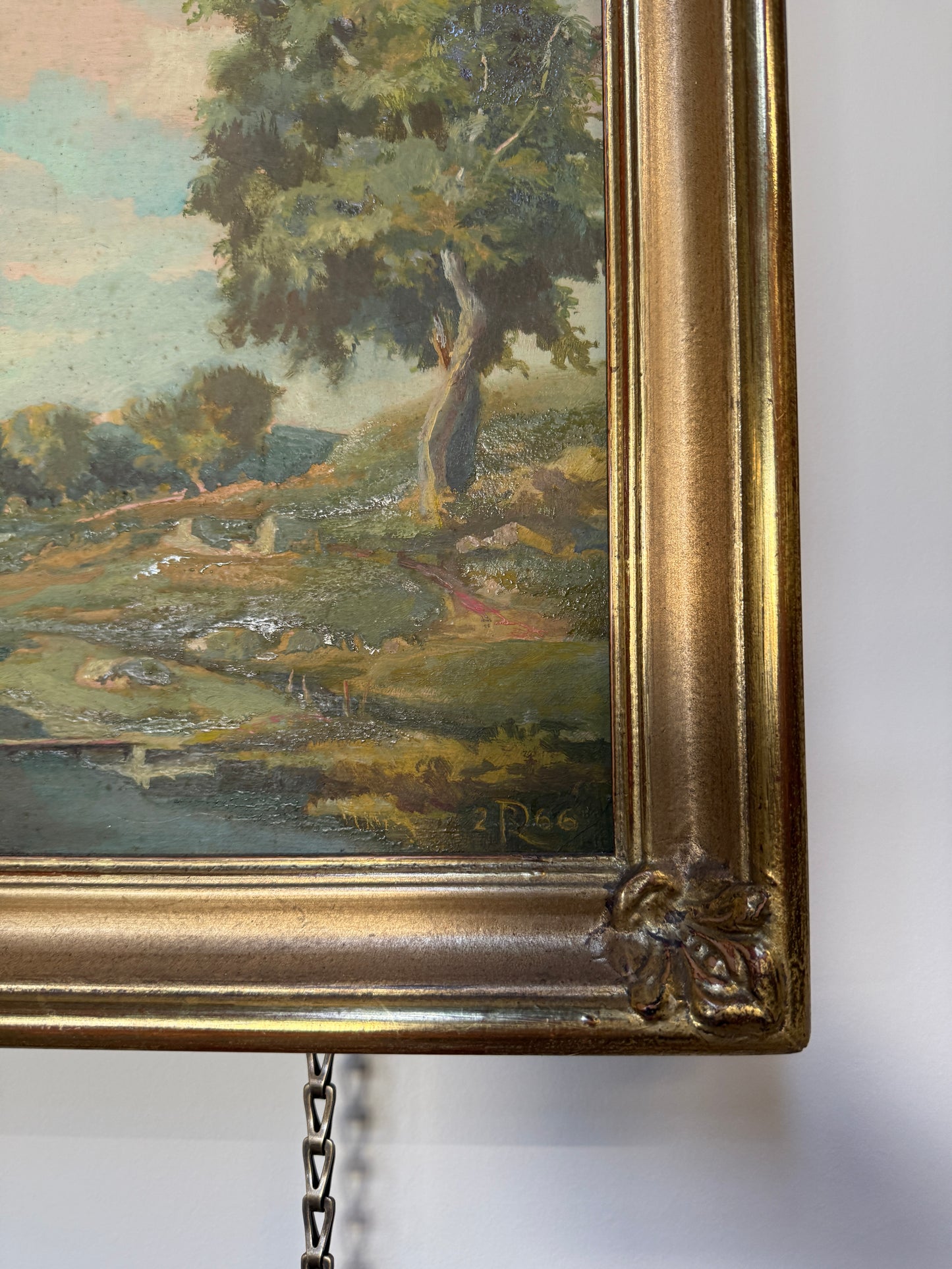 The Reluctant Cow Oil Painting