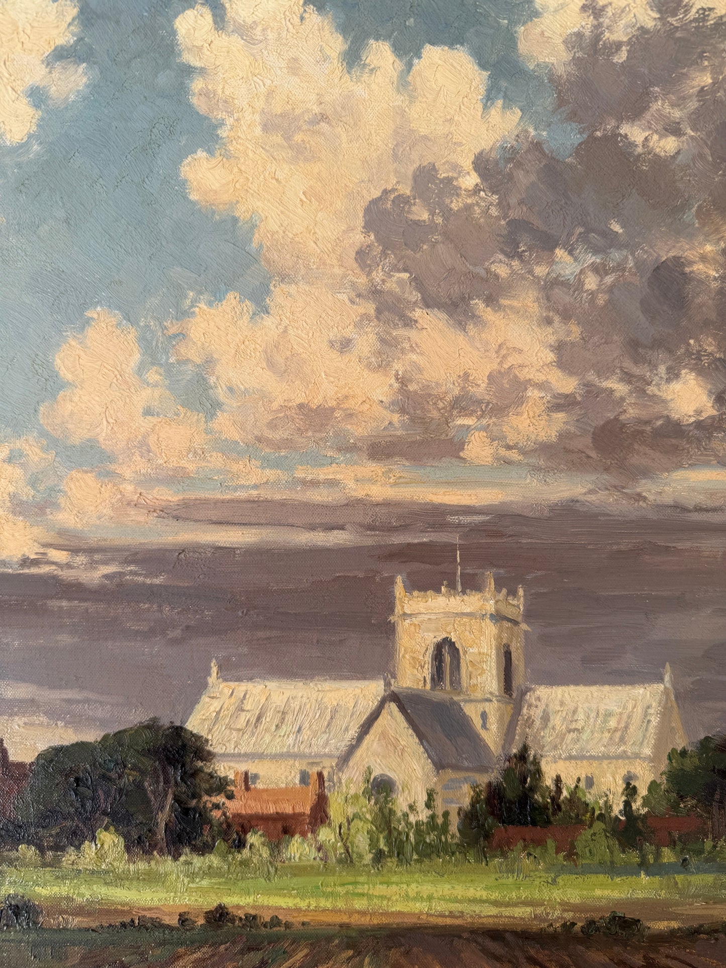 Village Church Painting