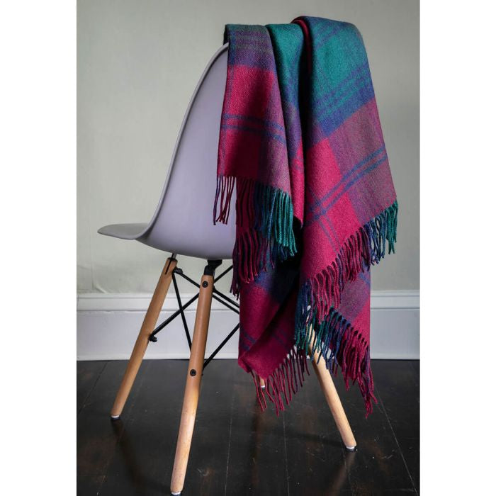 Lindsay Tartan Wool Throw