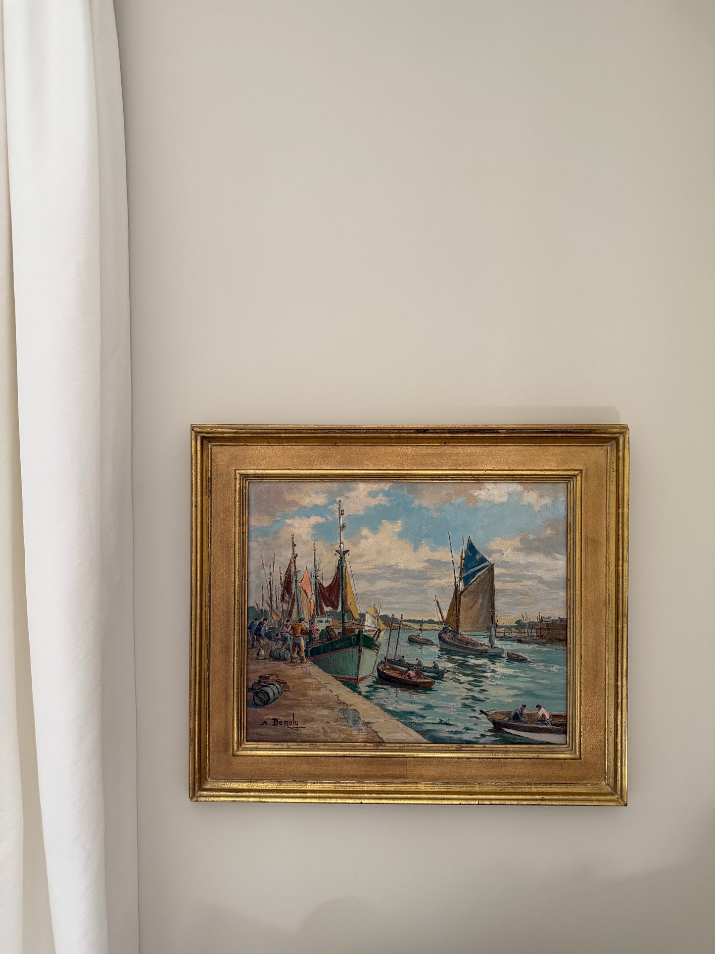 French Coastal Scene
