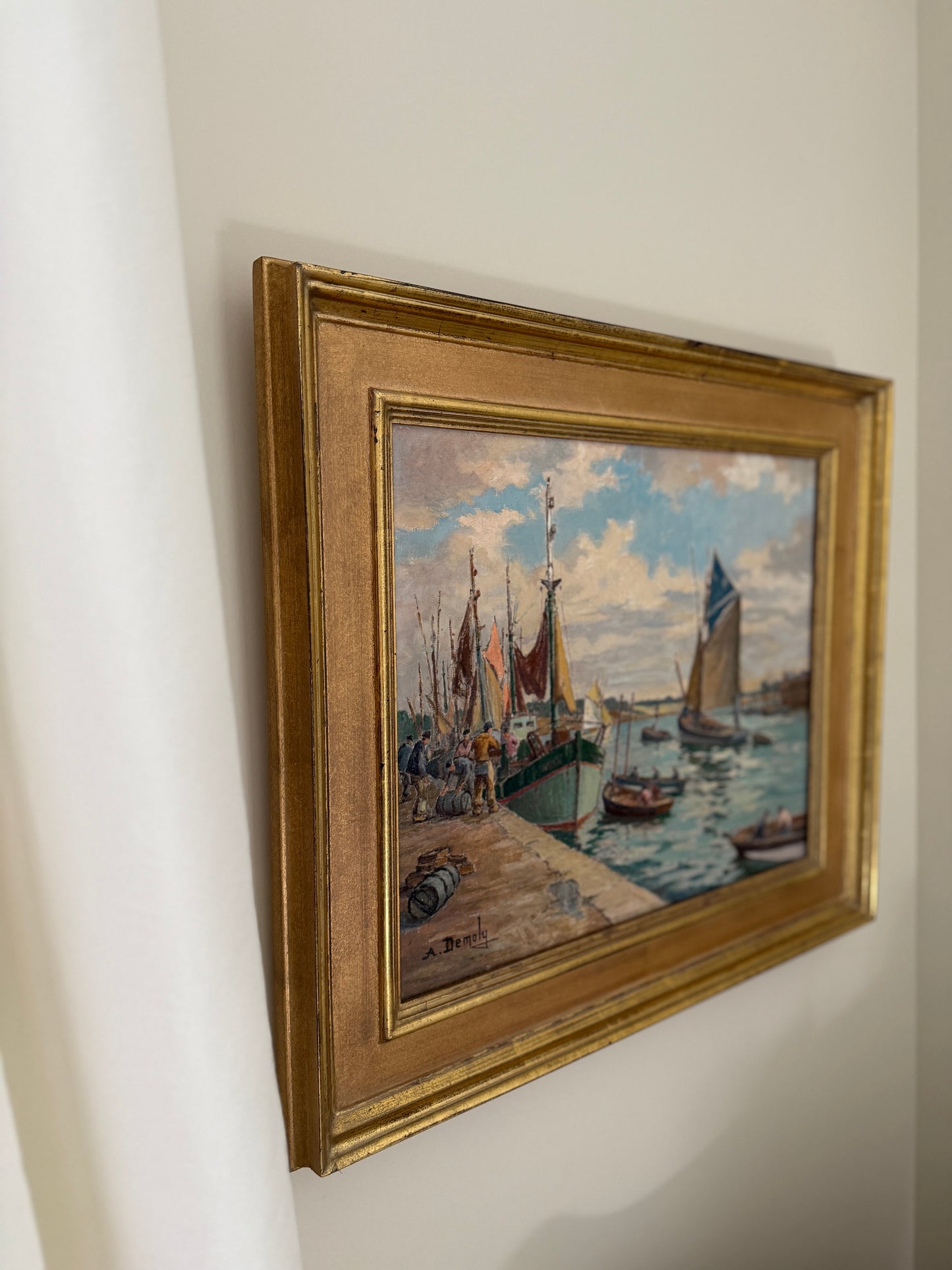 French Coastal Scene