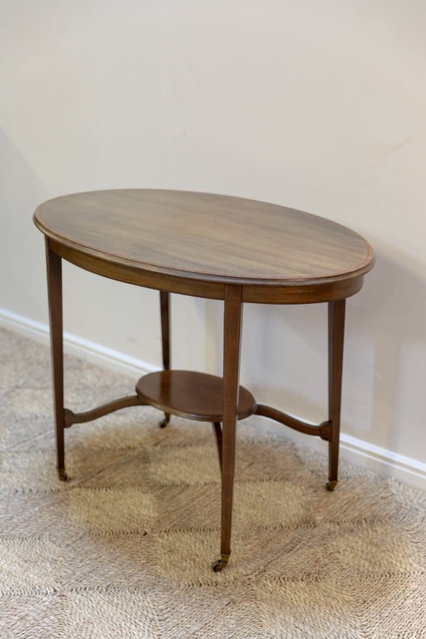 Oval Window Table with Casters